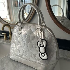 Loungefly Pearl White Hello Kitty Large Dome Bag